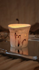 No.01 · Flow Clay Series — Translucent Glaze Cup