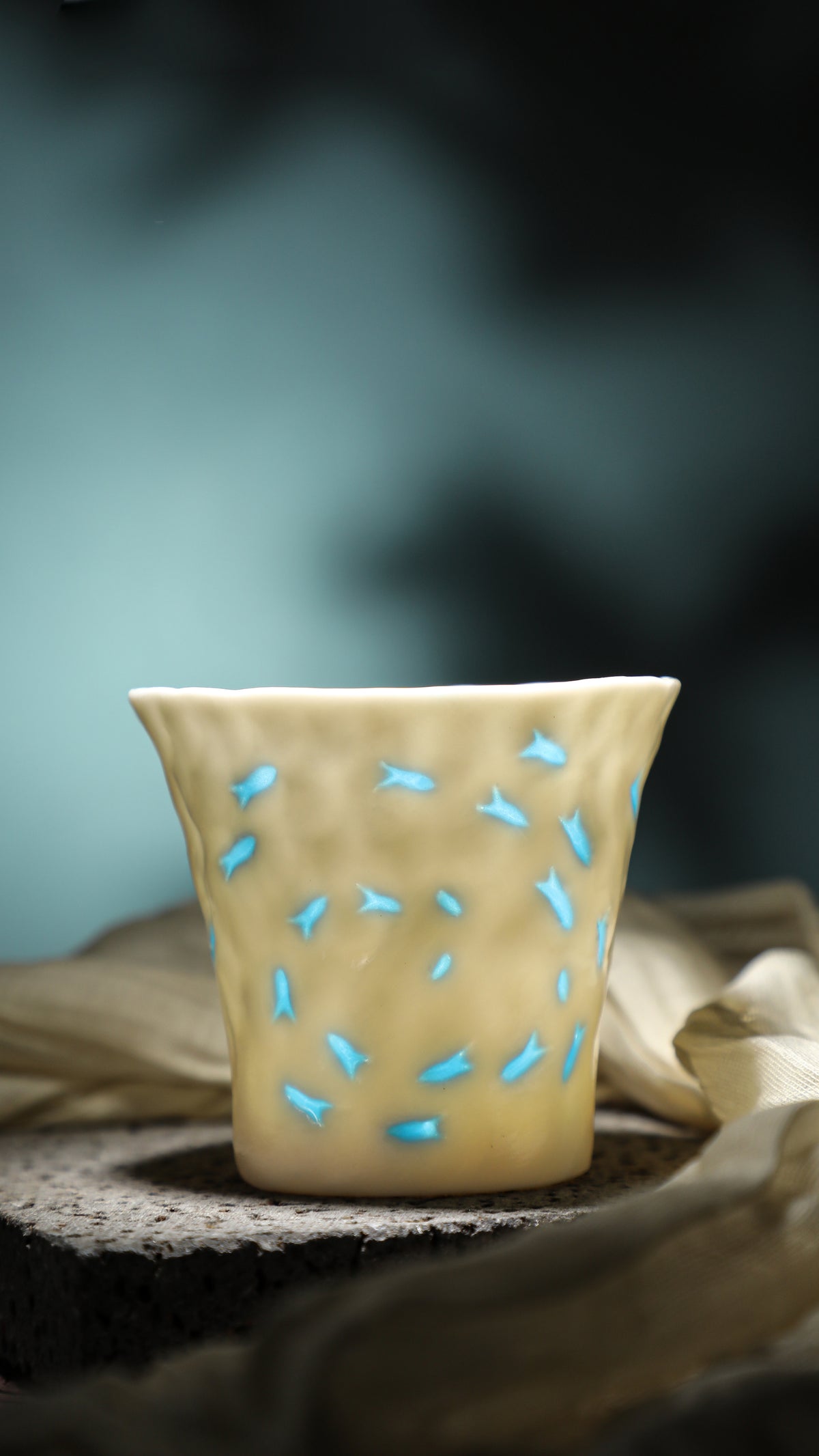 No.07 · Flow Clay Series — Translucent Glaze Cup