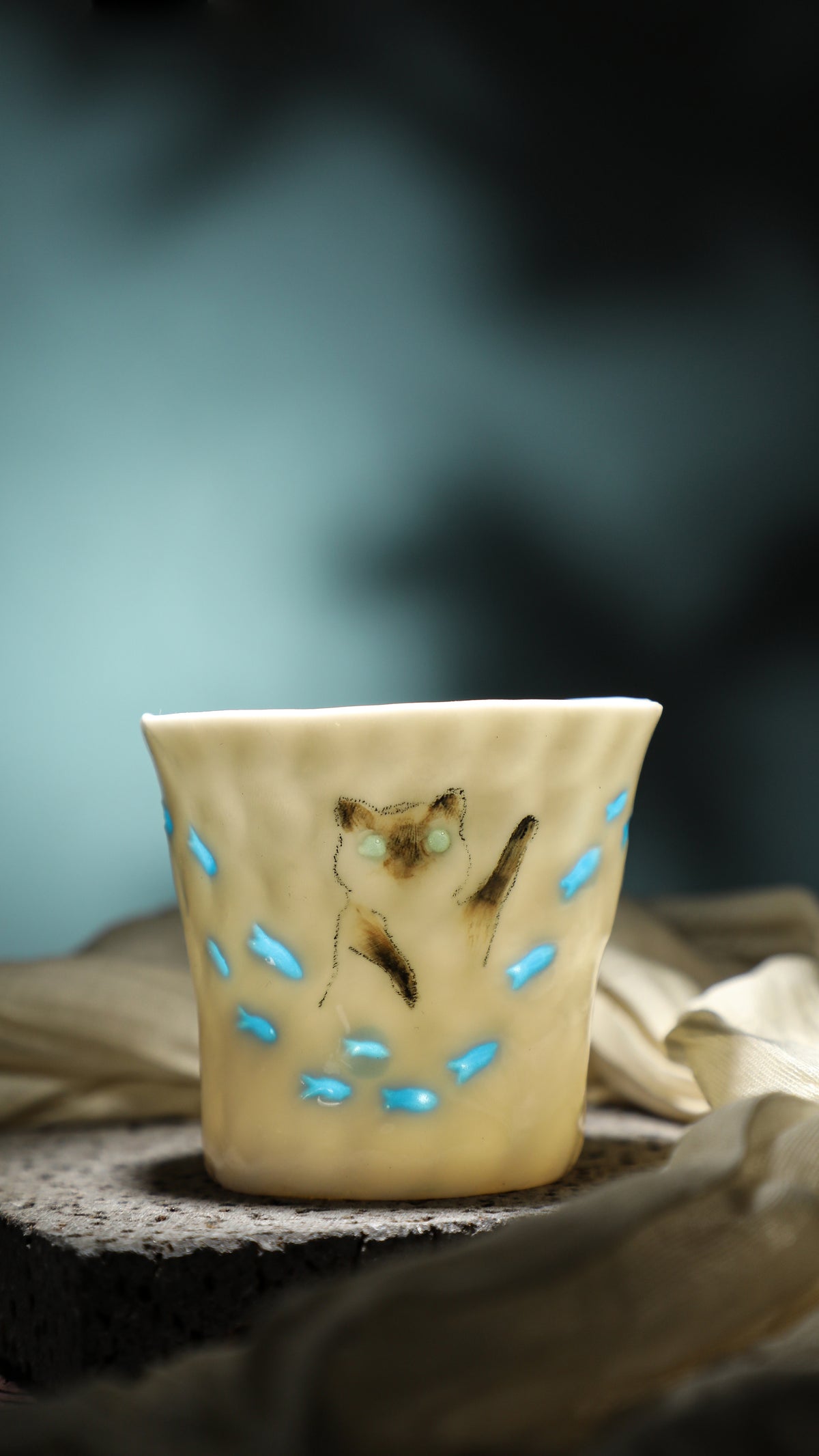 No.12· Flow Clay Series — Translucent Glaze Cup