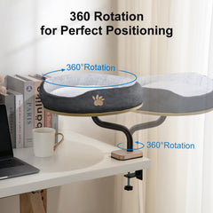 Cat Desk Bed Mounted Cat Hammock