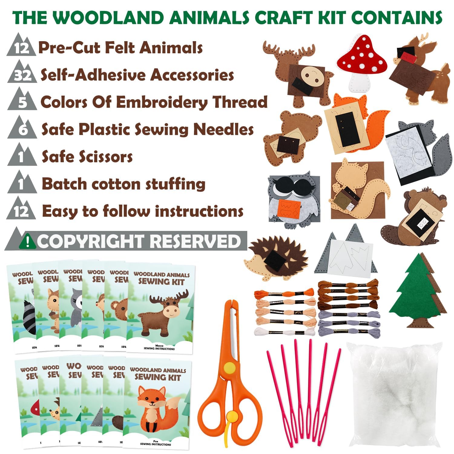 Puppy Craft Kit Kids DIY Crafting Stuffed Animal Felt Plushie