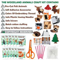 Puppy Craft Kit Kids DIY Crafting Stuffed Animal Felt Plushie
