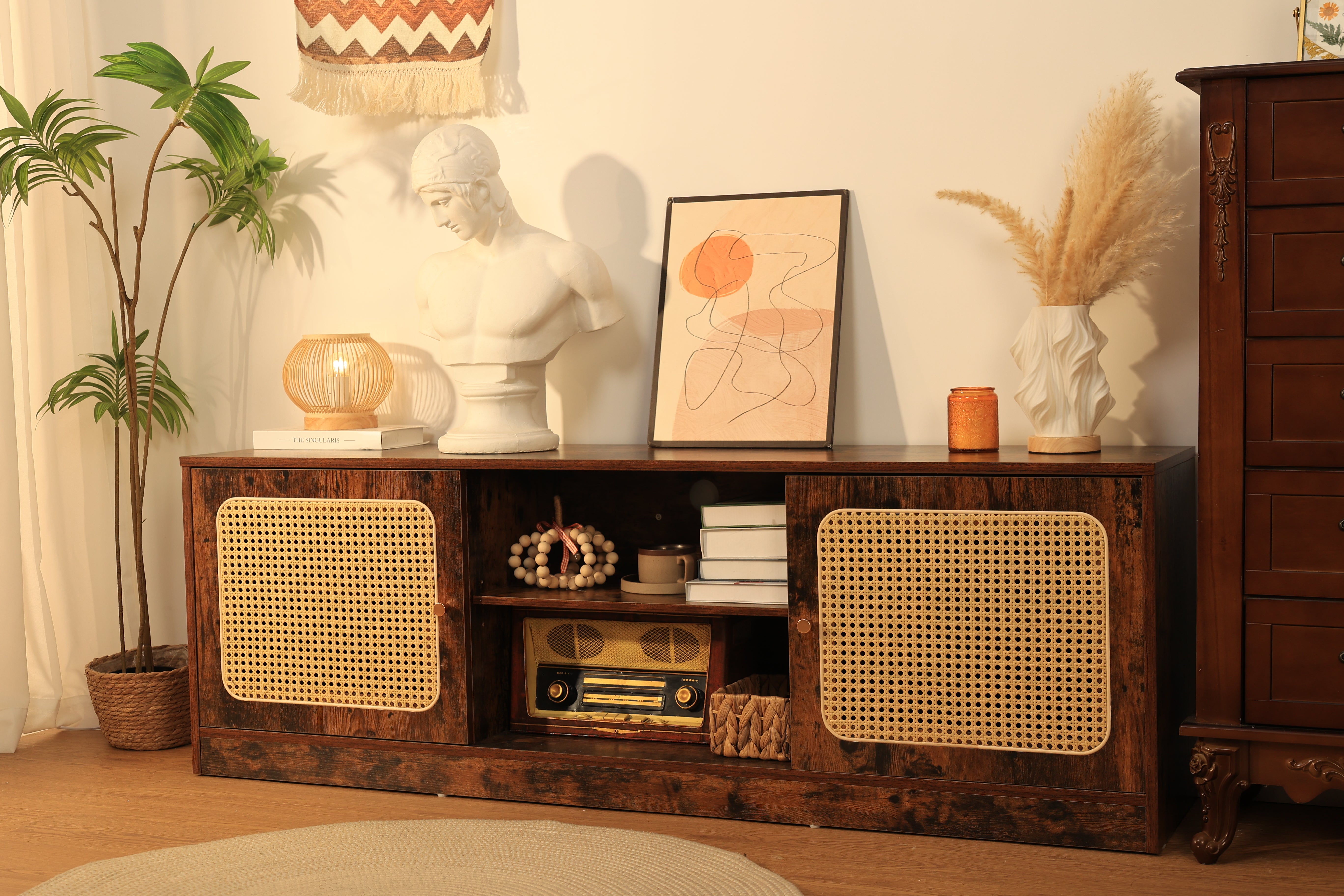 Boho TV Stand