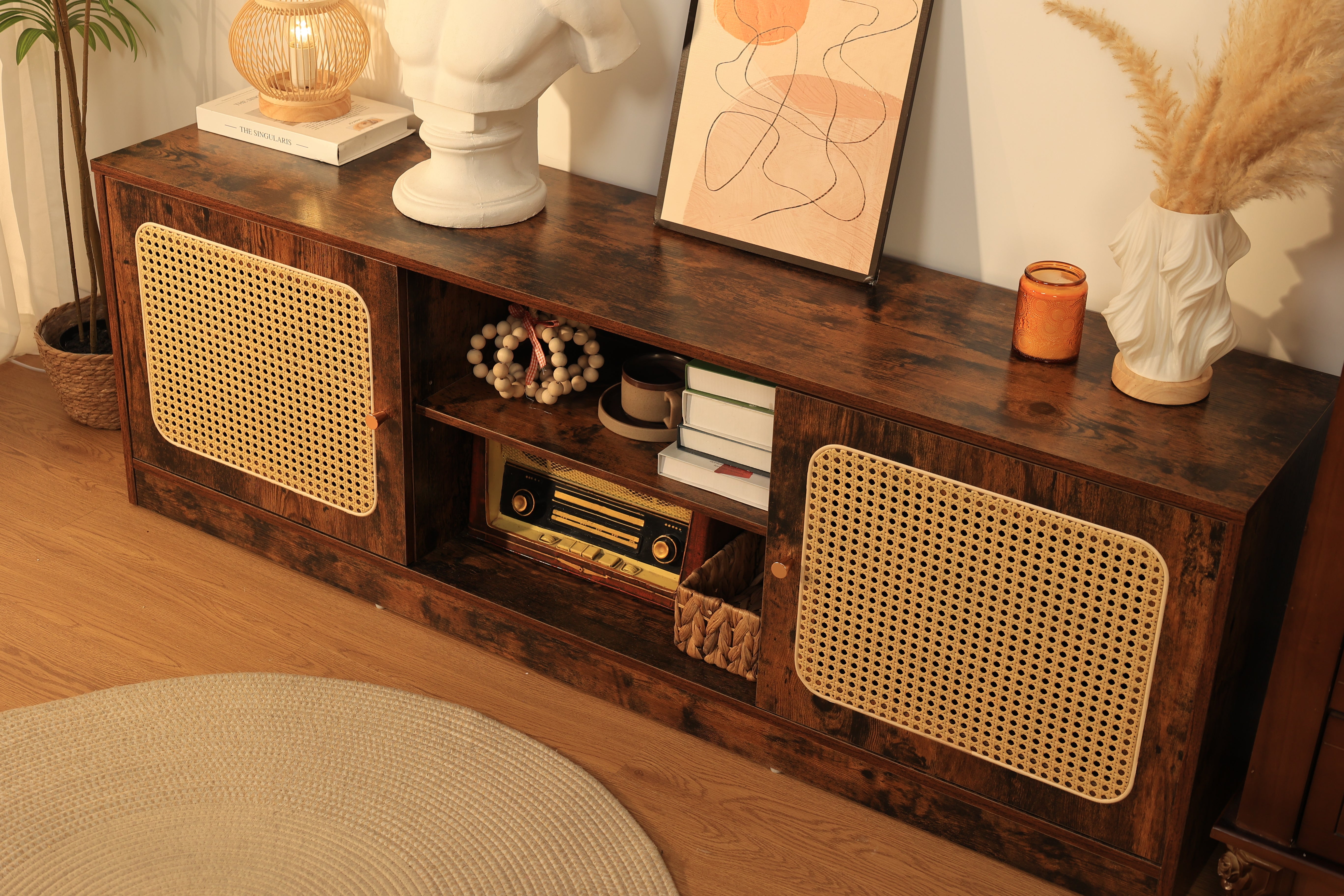 Boho TV Stand