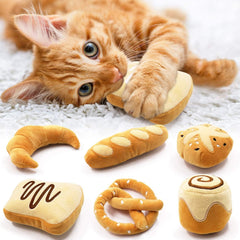 Bread Catnip Toys Cat Toys ﻿