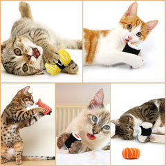 6 Pack Sushi Cat Toys with Catnip