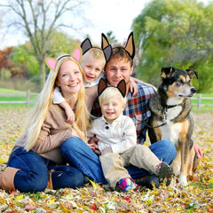 15 PCS Puppy Dogs Ear Headbands for Dogs Party