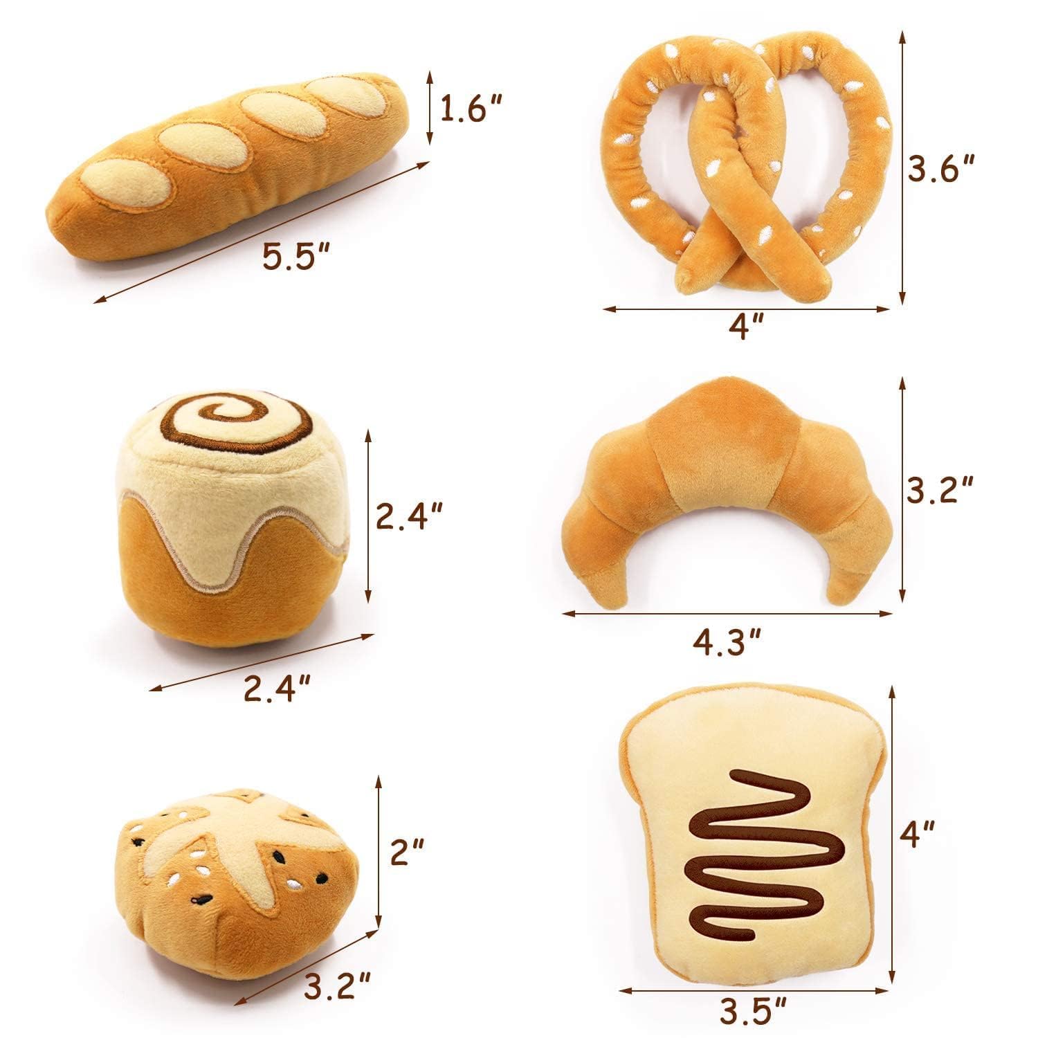 Bread Catnip Toys Cat Toys ﻿