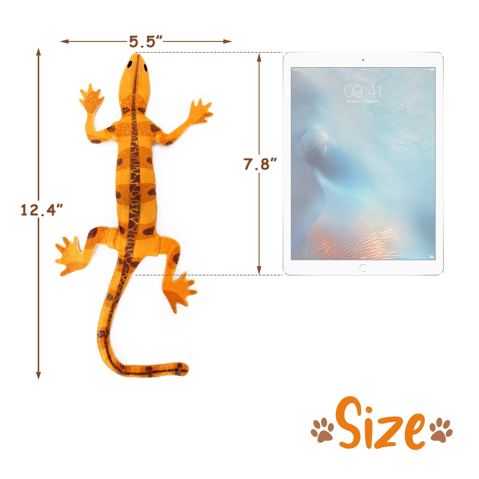 Lizard Catnip Toys Chew Bite Resistant Toys for Indoor Cats  Set of 4